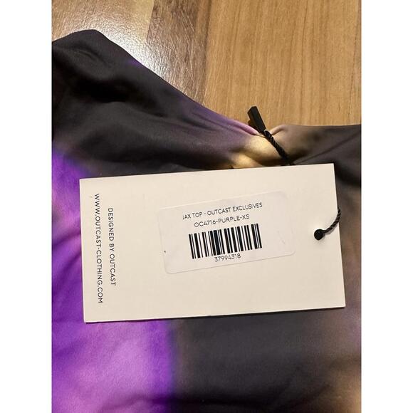 NWT Women’s Jax Top -Outcast Exclusives Purple Size XS - Picture 3 of 5